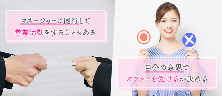 （3）営業・オファーを受ける