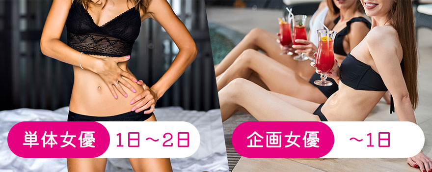 AV撮影にかかる時間は？